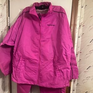Women’s size extra large Reebok two-piece wind suit